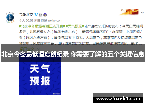 北京今冬最低温度创纪录 你需要了解的五个关键信息